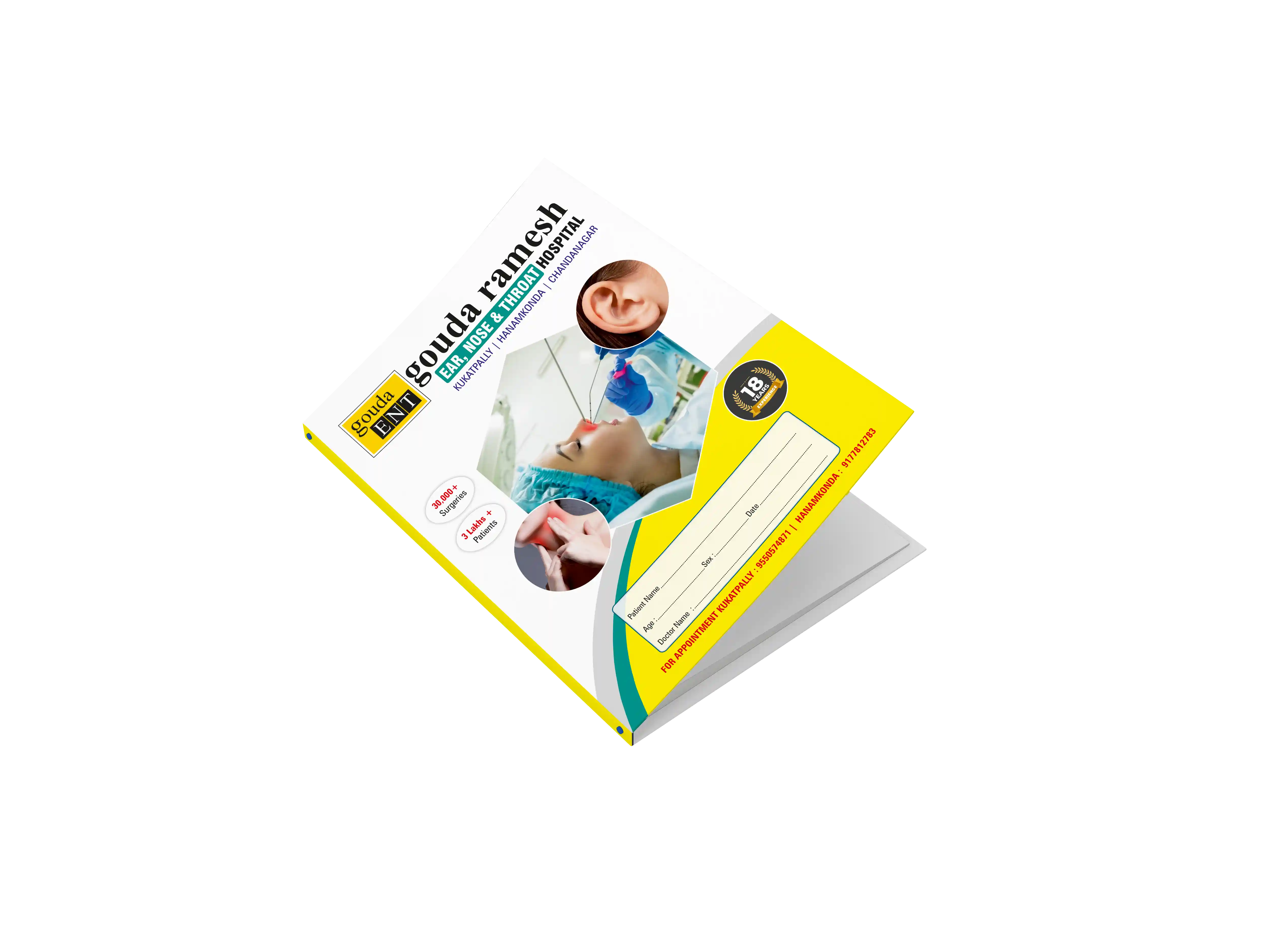 Doctor OP file printing sample in Hyderabad