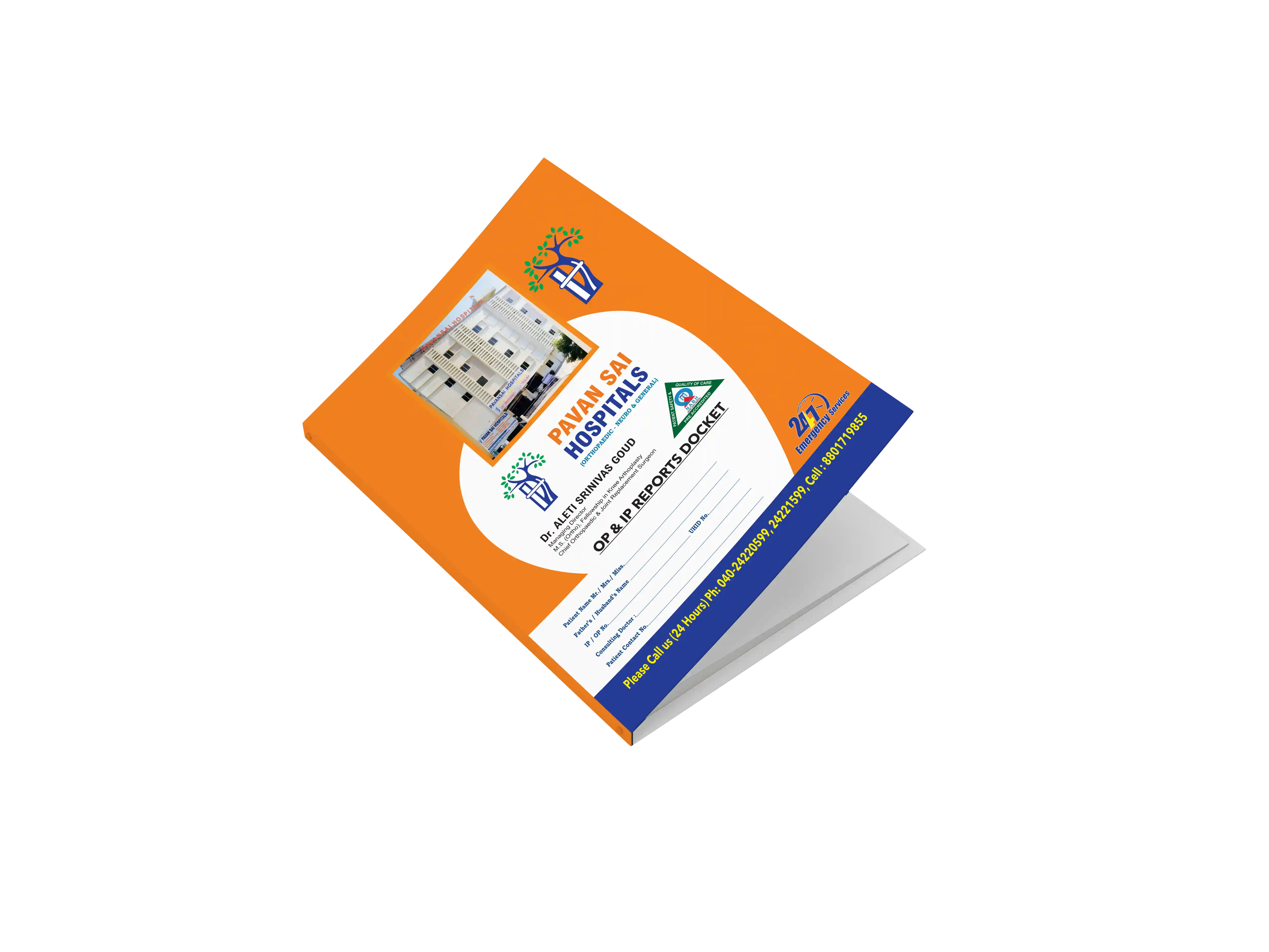 Hospital OP file printing sample in Hyderabad