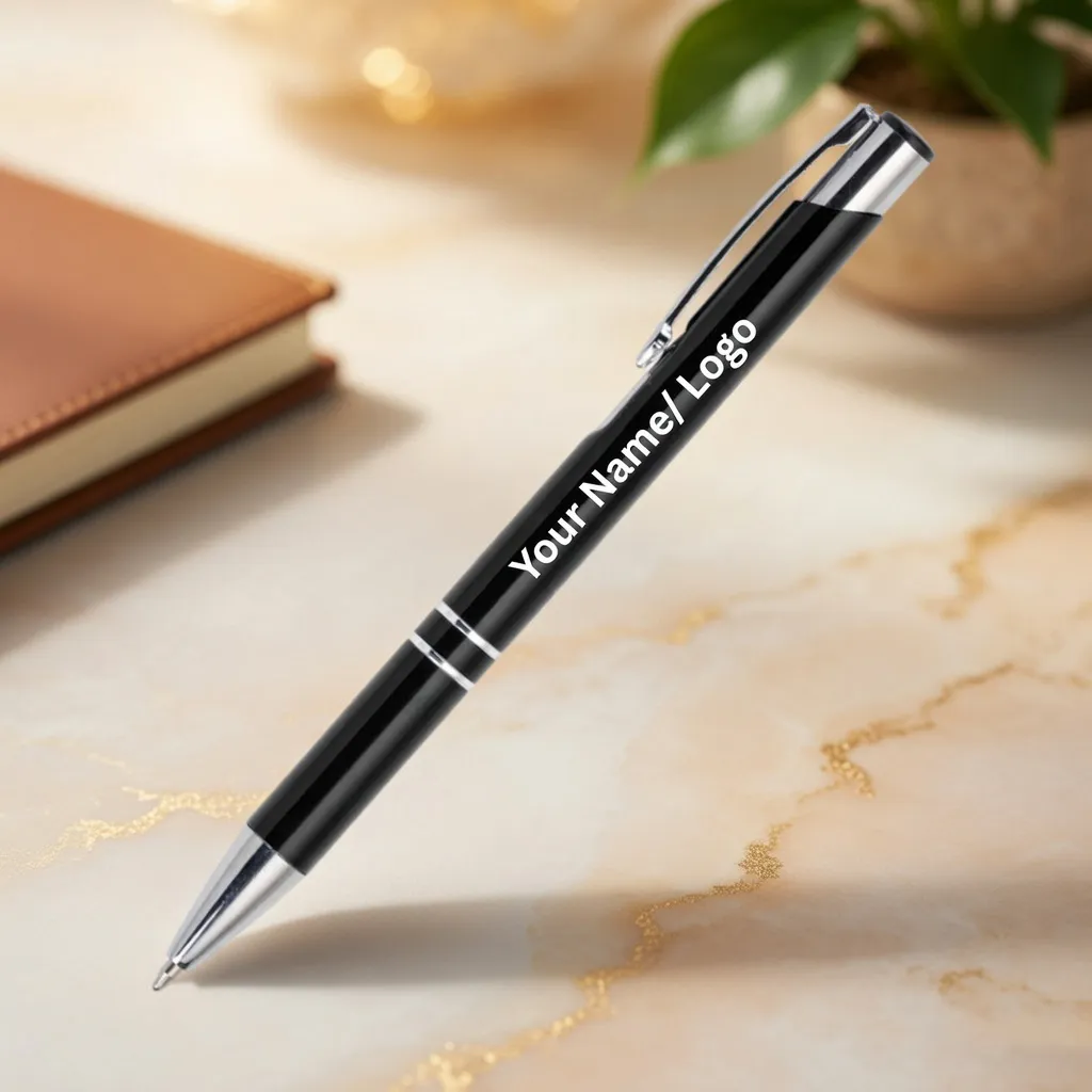 Logo engraved and printed metal pens in bulk