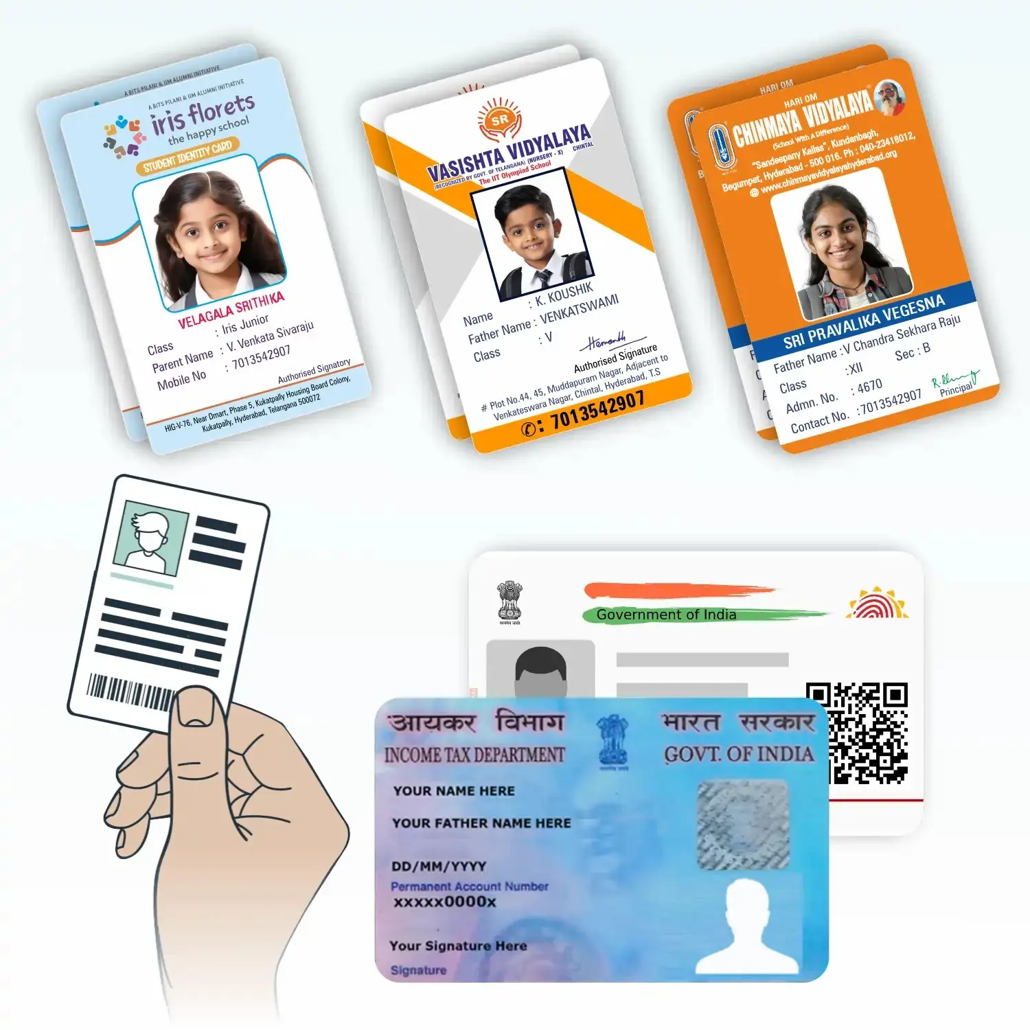 Bulk ID Card Printing Near Me in Hyderabad - MKY Graphics